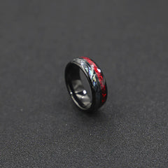 Black Tungsten Wedding Ring