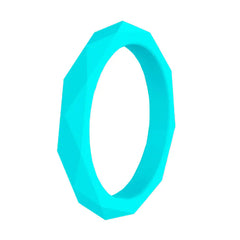 Geometric 3mm Silicone Ring for Outdoor Sports