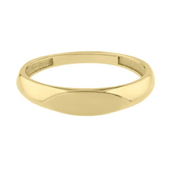 14K Yellow Gold Polished Sculpted Ring (3.00 mm)