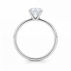 2 Carat Radiant Lab Grown IGI G/VS1 Diamond Solitaire Ring in 14K White Gold