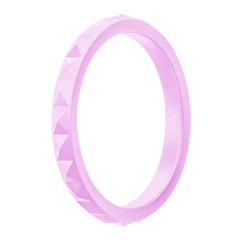 Silicone Ring with Diamond Pattern - Customizable Geometric Design