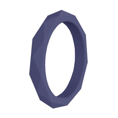 Geometric 3mm Silicone Ring for Outdoor Sports
