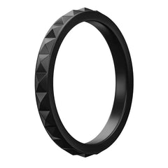 Silicone Ring with Diamond Pattern - Customizable Geometric Design