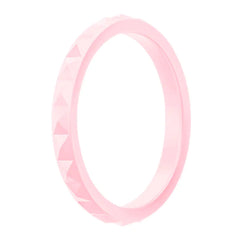 Silicone Ring with Diamond Pattern - Customizable Geometric Design