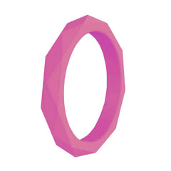 Geometric 3mm Silicone Ring for Outdoor Sports