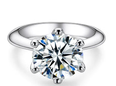Moissanite Solitaire Ring (One Piece)