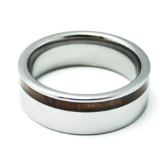 Men's Tungsten Wood Grain Ring - Custom Premium Quality