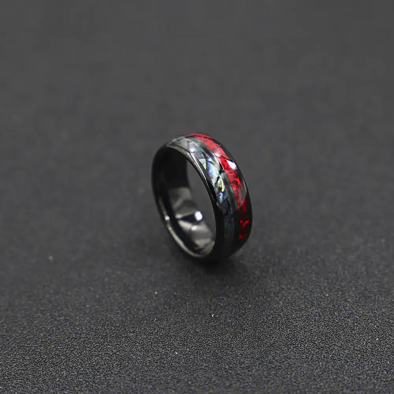 Black Tungsten Wedding Ring