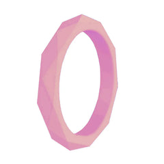 Geometric 3mm Silicone Ring for Outdoor Sports