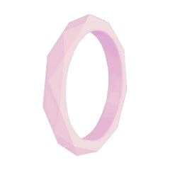 Geometric 3mm Silicone Ring for Outdoor Sports