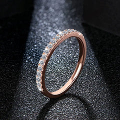925 Silver Starry Moissanite Ring for Women