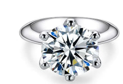 Moissanite Solitaire Ring (One Piece)