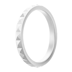 Silicone Ring with Diamond Pattern - Customizable Geometric Design