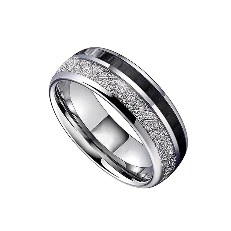 8MM Fashion Stainless Steel Ring for Men and Women