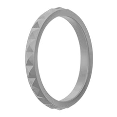 Silicone Ring with Diamond Pattern - Customizable Geometric Design