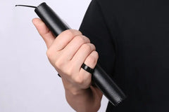 Classic Black Titanium Ring for Men - Fashion Jewelry