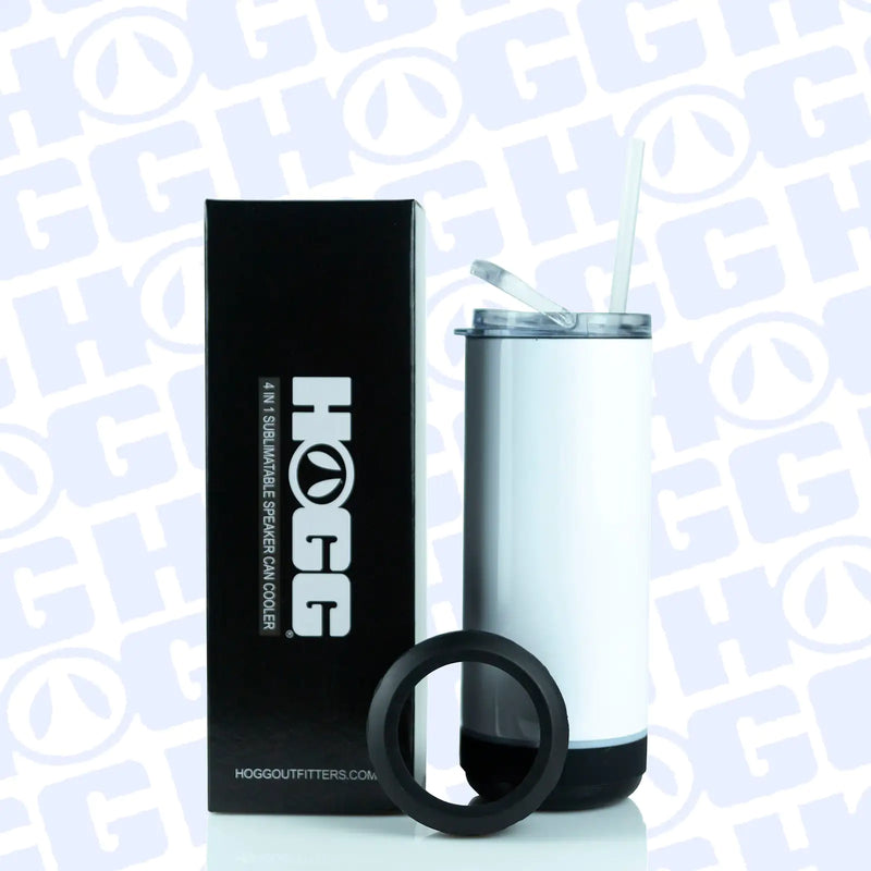 4 in 1 SPEAKER CAN COOLER - WHITE