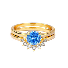 Retro Moissanite Ring in Sterling Silver for Women